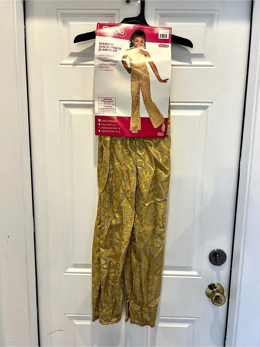 Beetlejuice Kid's Halloween Costume Jumpsuit Faux Jacket & Tie S Small 6 NEW